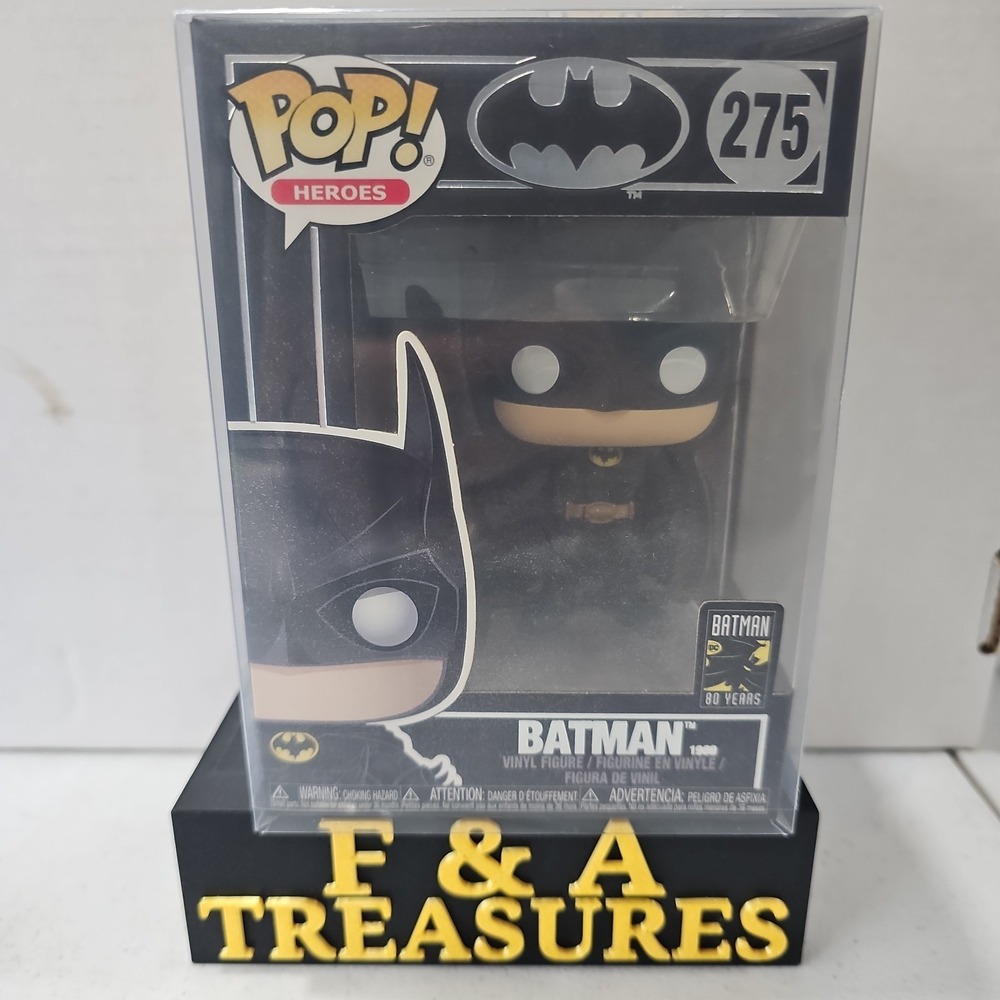 Funko Pop! Heroes Batman 1989 #275 Batman 80 Years W/ Protector